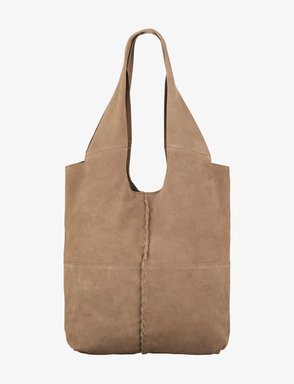 Becksöndergaard - Suede Demi Bag - shoulder bags - brown - 1