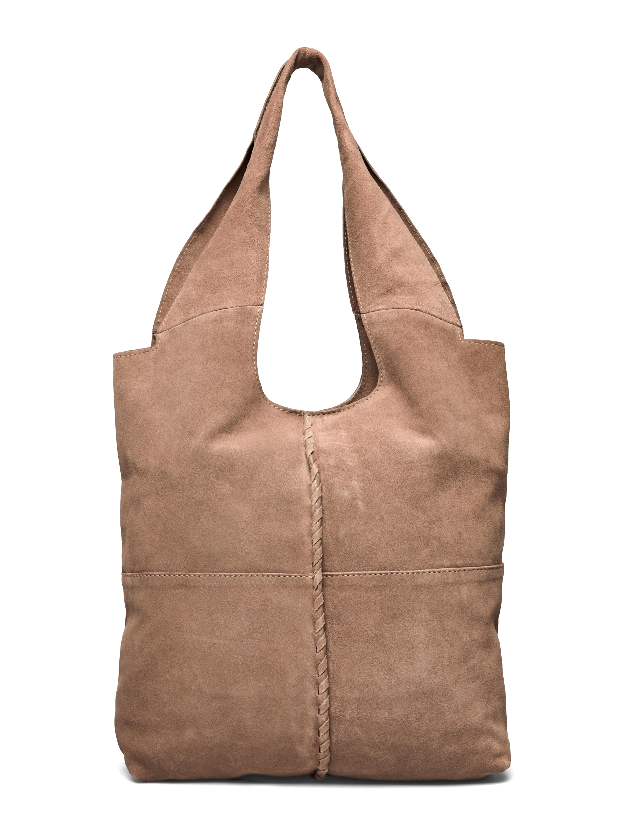 Becksöndergaard - Suede Demi Bag - aksesuāri - moral gray - 1