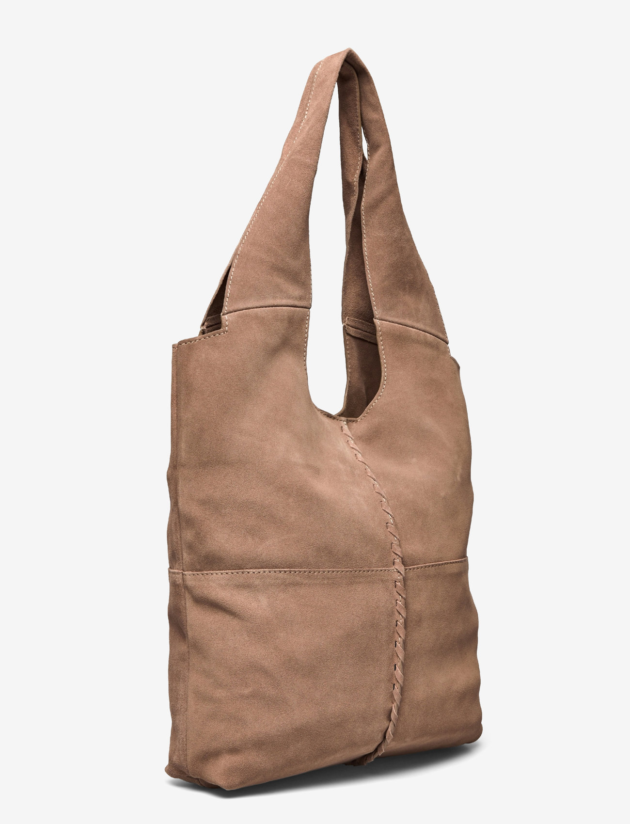 Becksöndergaard - Suede Demi Bag - shoppingväskor - moral gray - 2