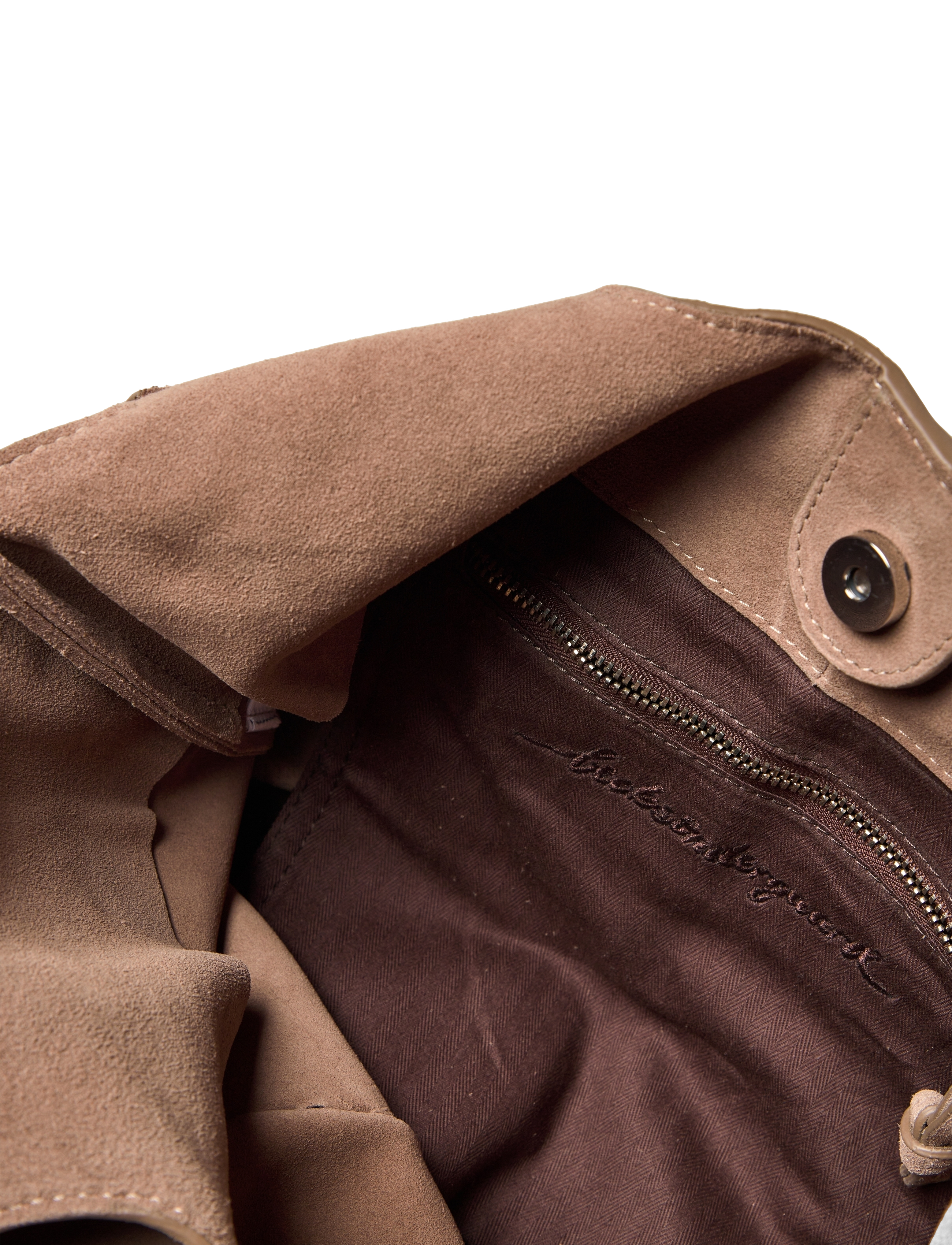 Becksöndergaard - Suede Demi Bag - aksesuāri - moral gray - 3