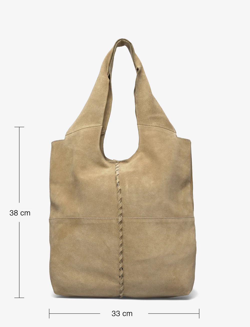 Becksöndergaard - Suede Demi Bag - shoulder bags - pistachio green - 4