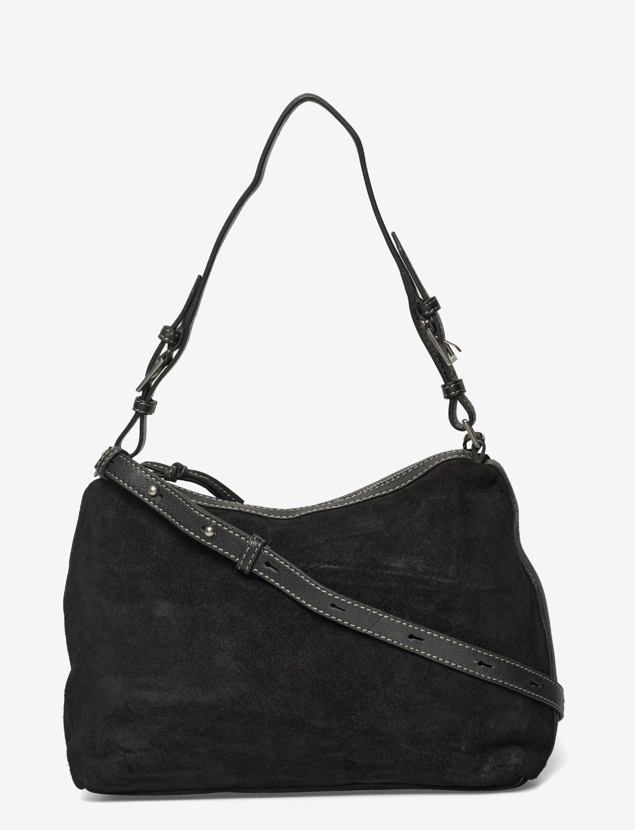 Becksöndergaard - Suede Ginni Medi Bag - speciella tillfällen - black - 1