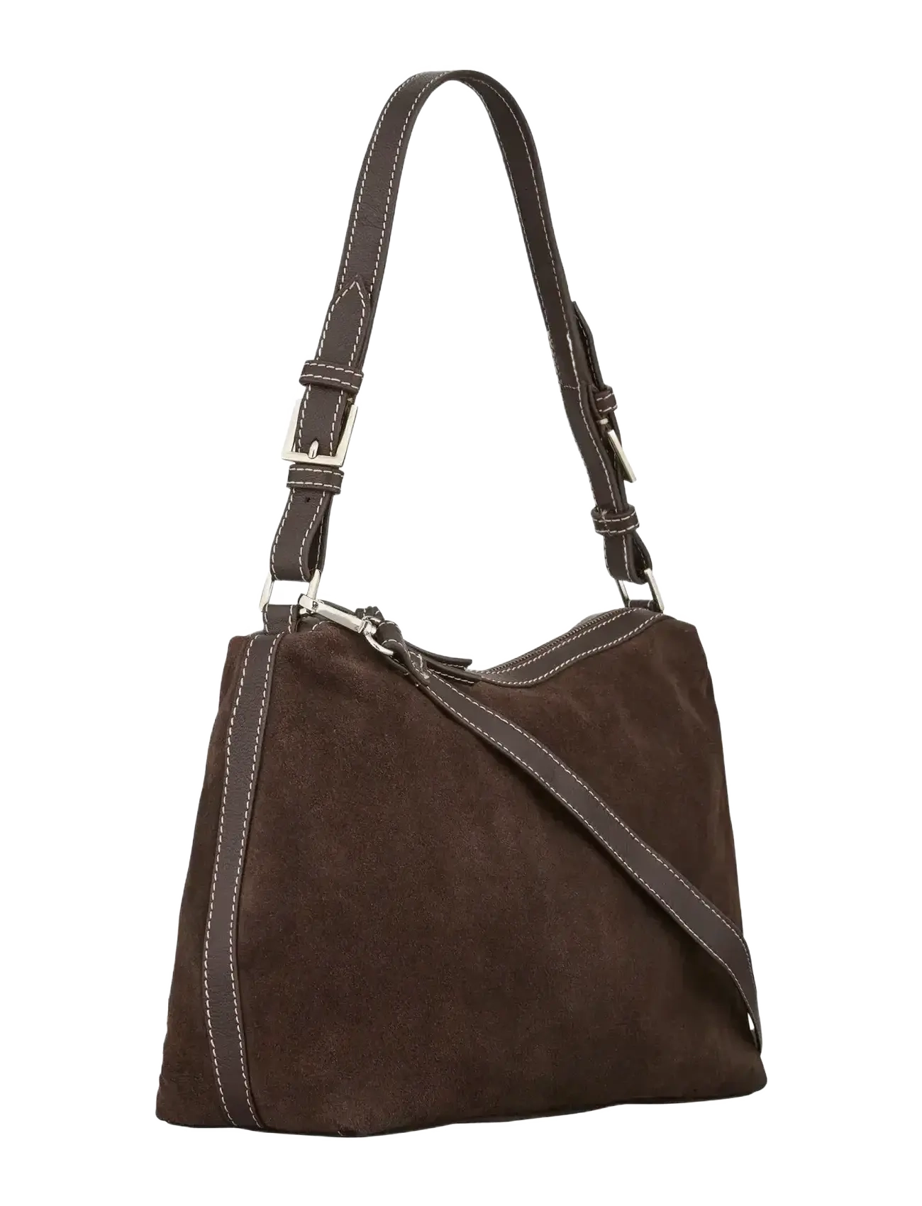 Becksöndergaard - Suede Ginni Medi Bag - accessoires - chocolate torte - 2