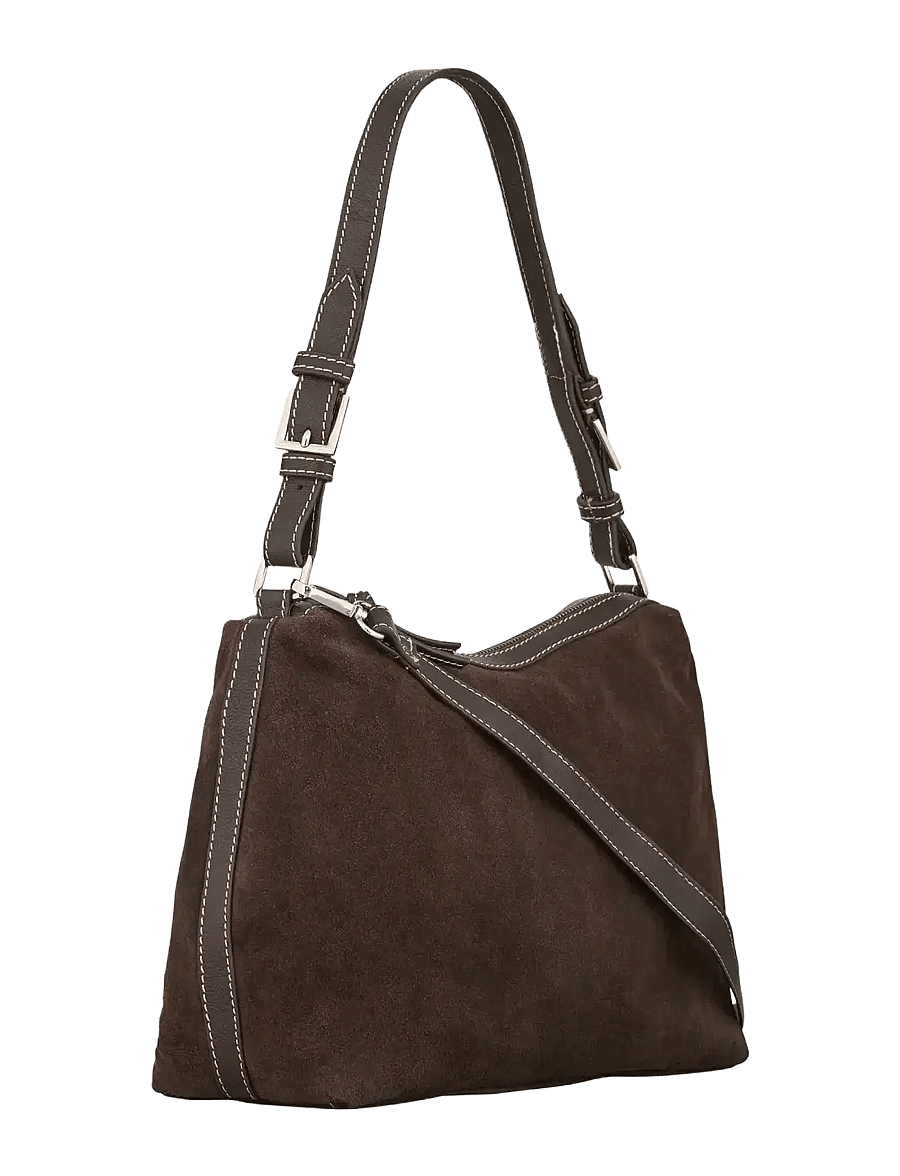 Becksöndergaard - Suede Ginni Medi Bag - henkeltaschen - chocolate torte - 2