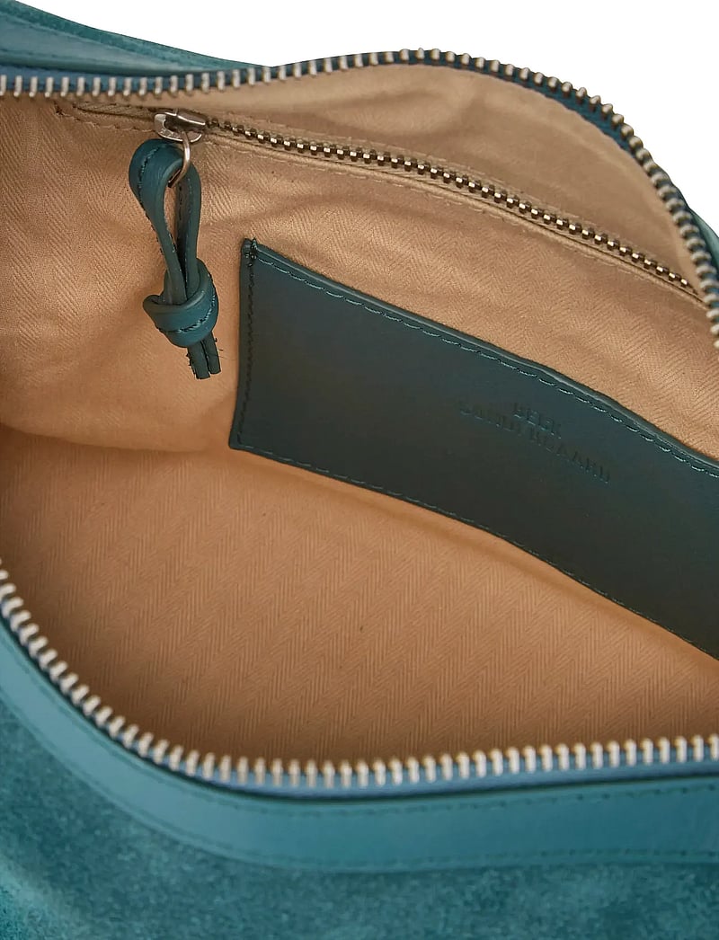 Becksöndergaard - Suede Ginni Medi Bag - shoulder bags - mediteal green - 2