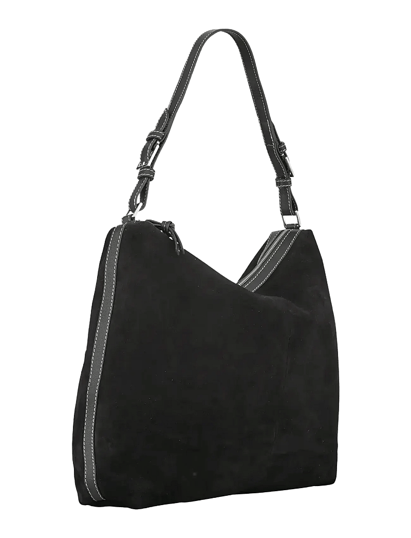 Becksöndergaard - Suede Ginni Large Bag - special occasions - black - 2