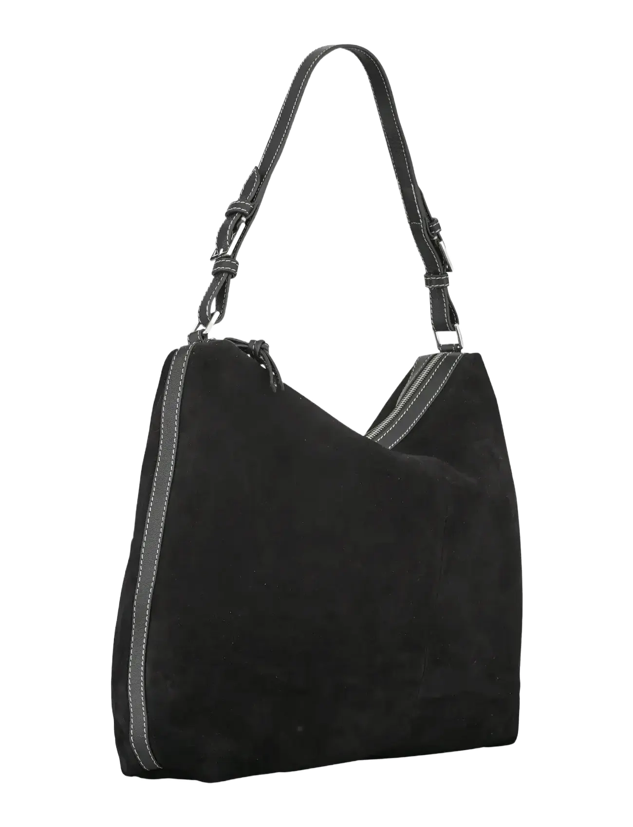 Becksöndergaard - Suede Ginni Large Bag - special occasions - black - 2