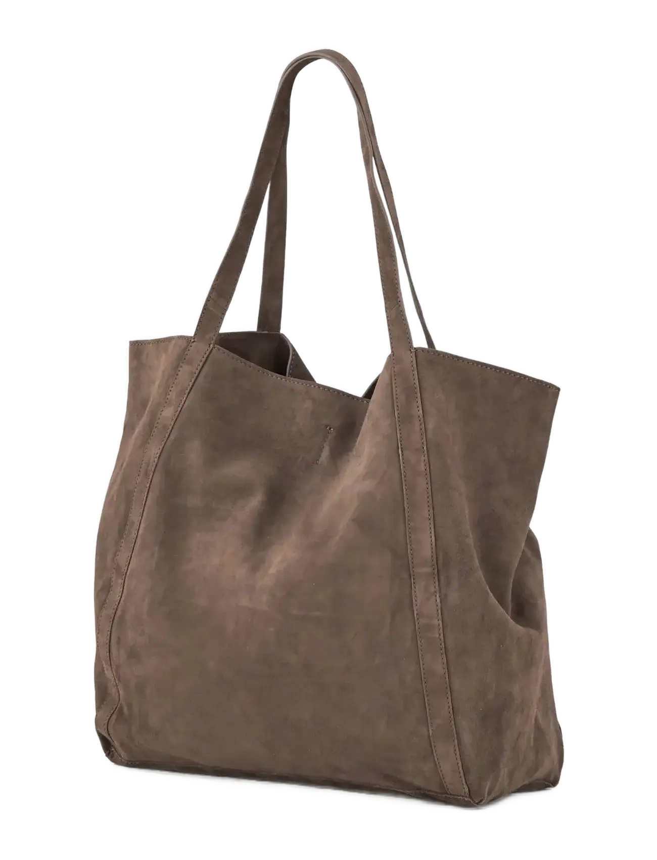 Becksöndergaard Suede Eden Bag, 38X 40 cm, Bags, Braun - Shoppers, Frauen
