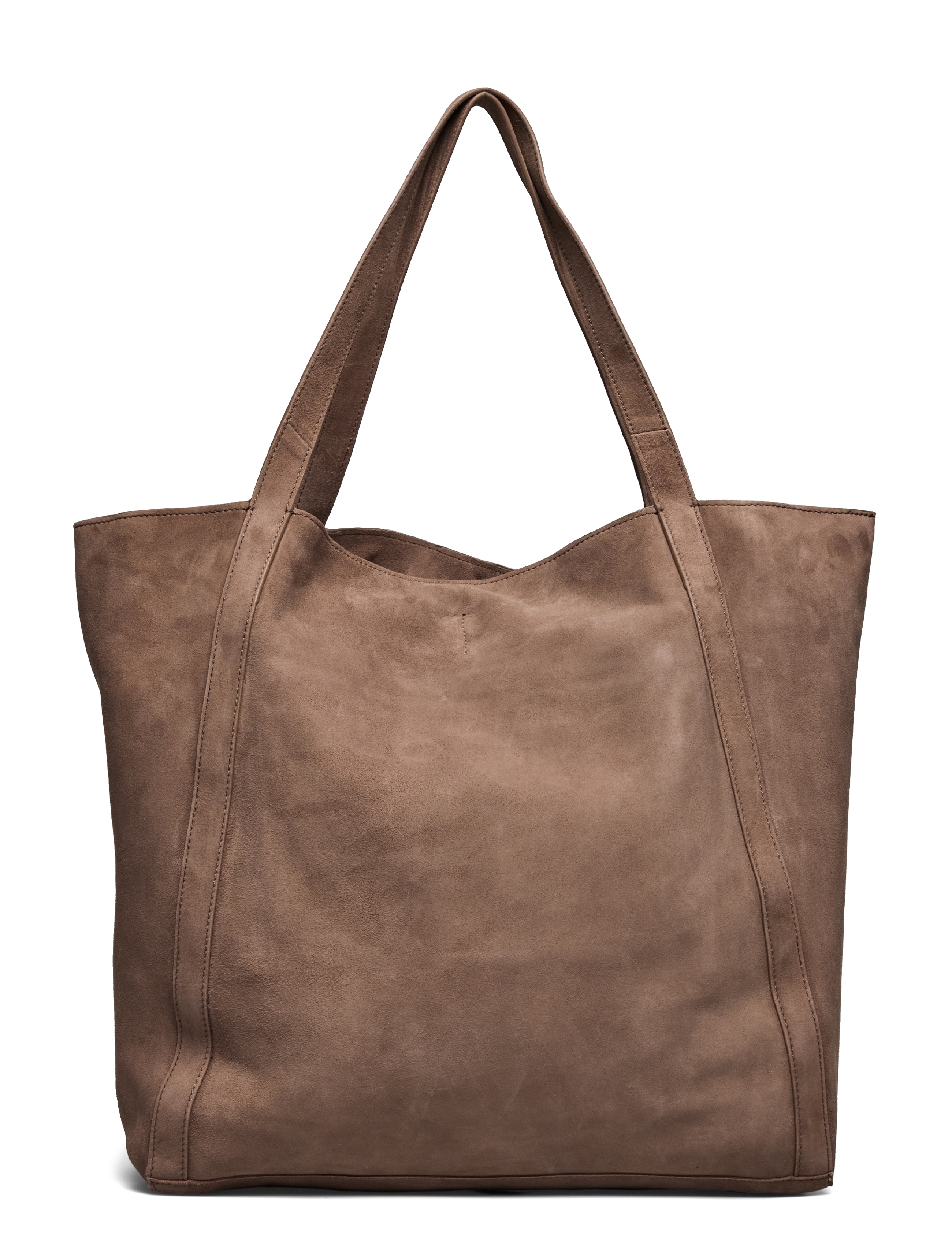 Becksöndergaard - Suede Eden Bag - shoppers - adobe - 1