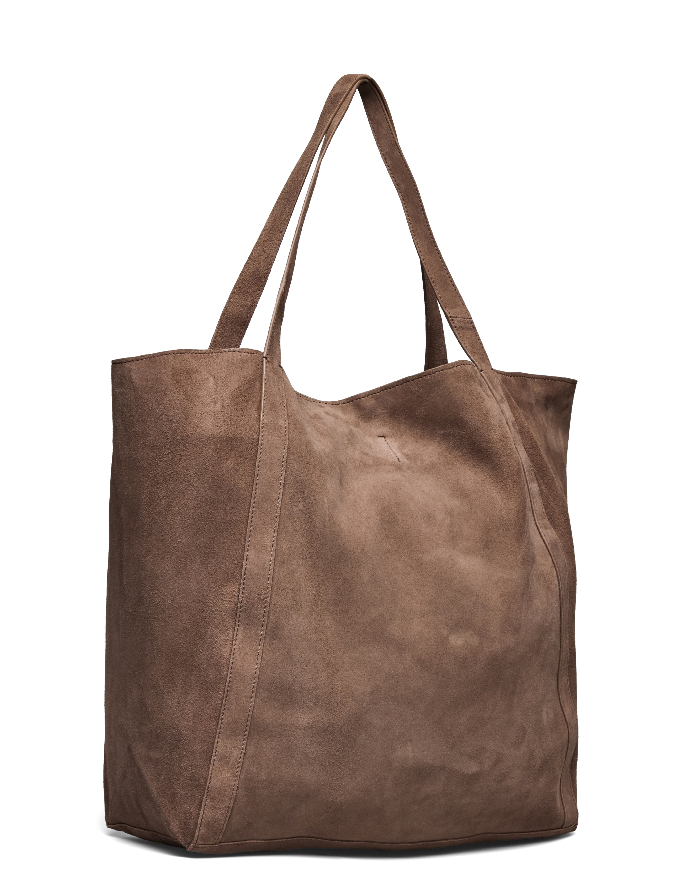 Becksöndergaard - Suede Eden Bag - shoppers - adobe - 2
