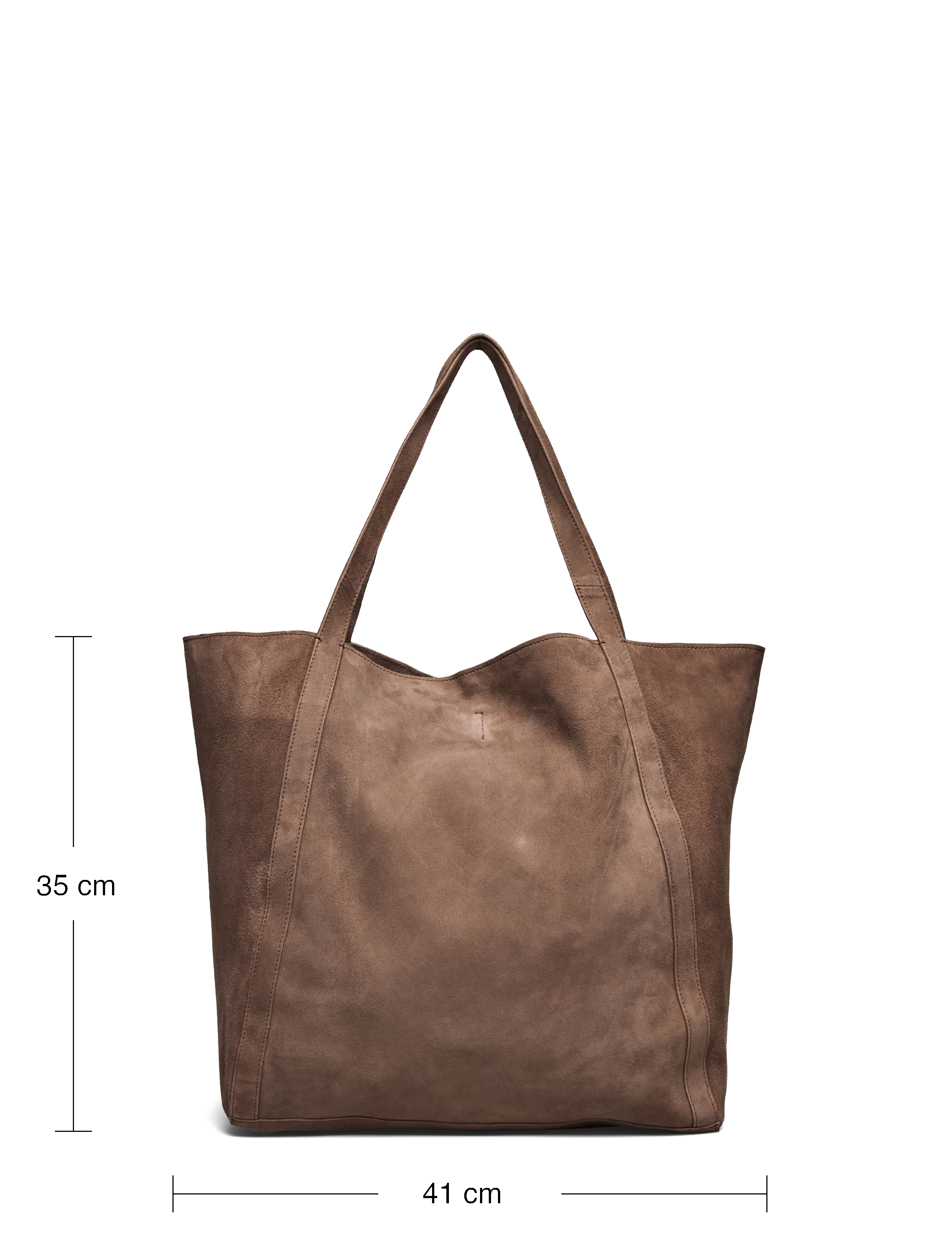 Becksöndergaard - Suede Eden Bag - shoppers - adobe - 4