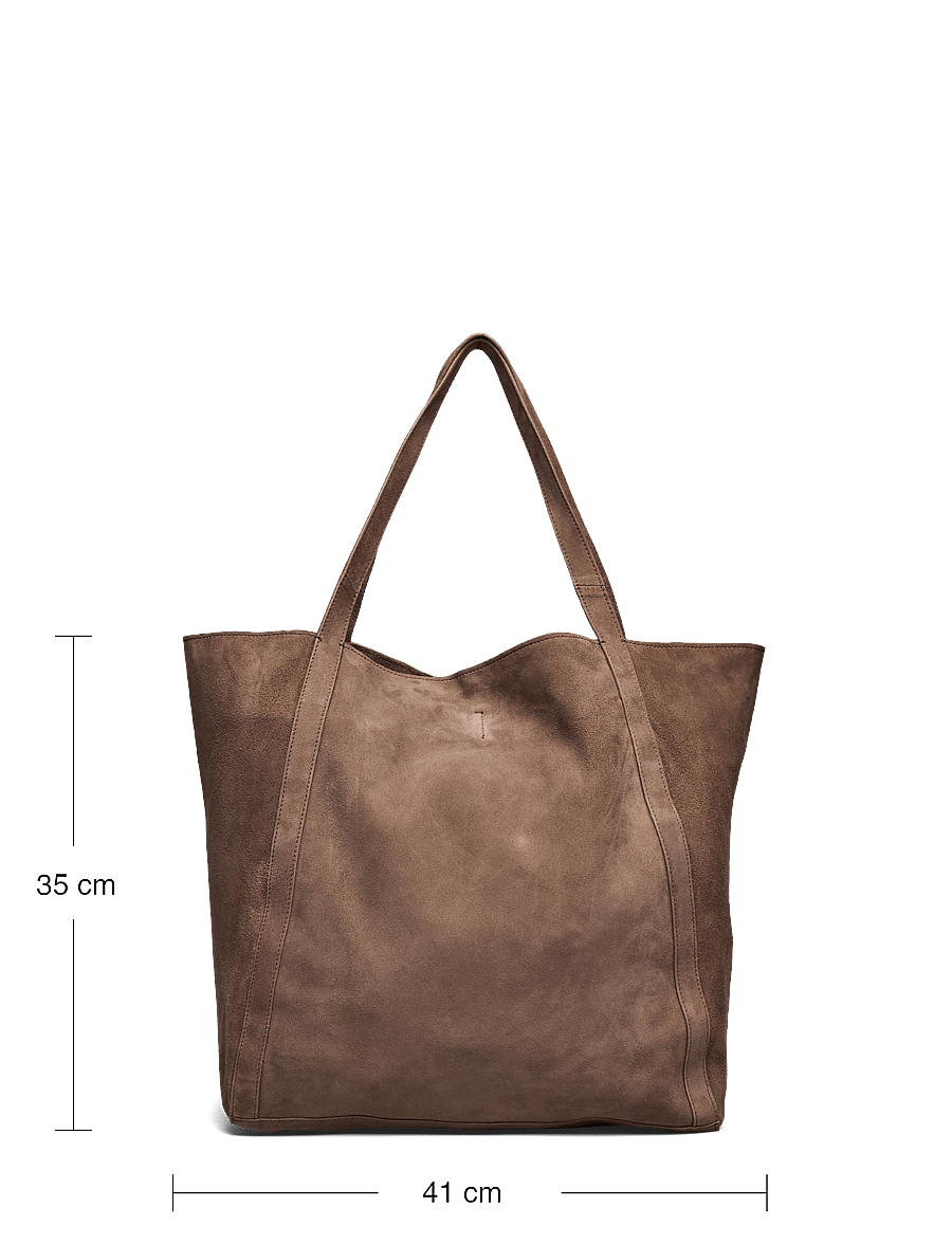 Becksöndergaard - Suede Eden Bag - shoppers - adobe - 4