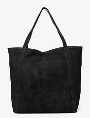Becksöndergaard - Suede Eden Bag - tote bags - black - 1