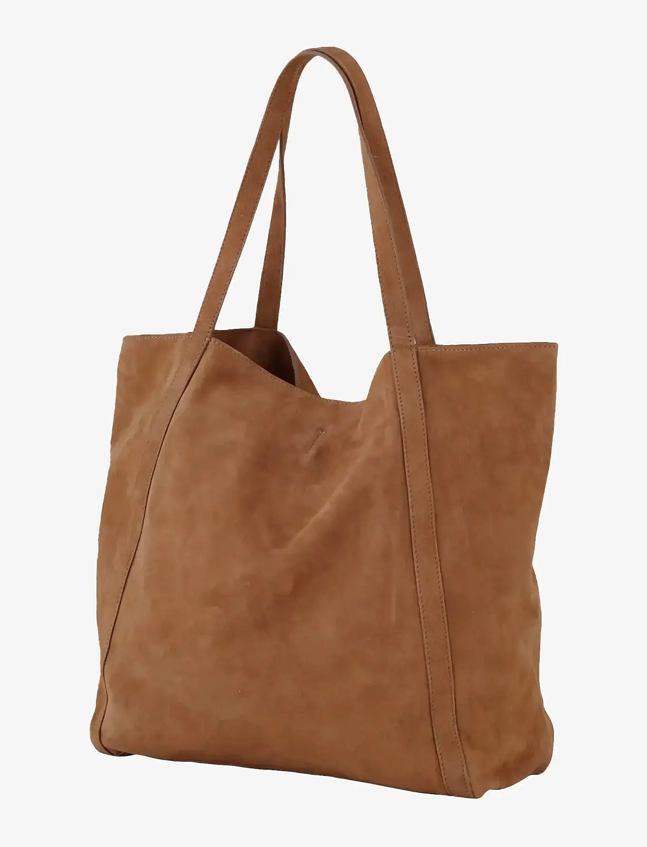 Becksöndergaard - Suede Eden Bag - shoppers - brown - 0
