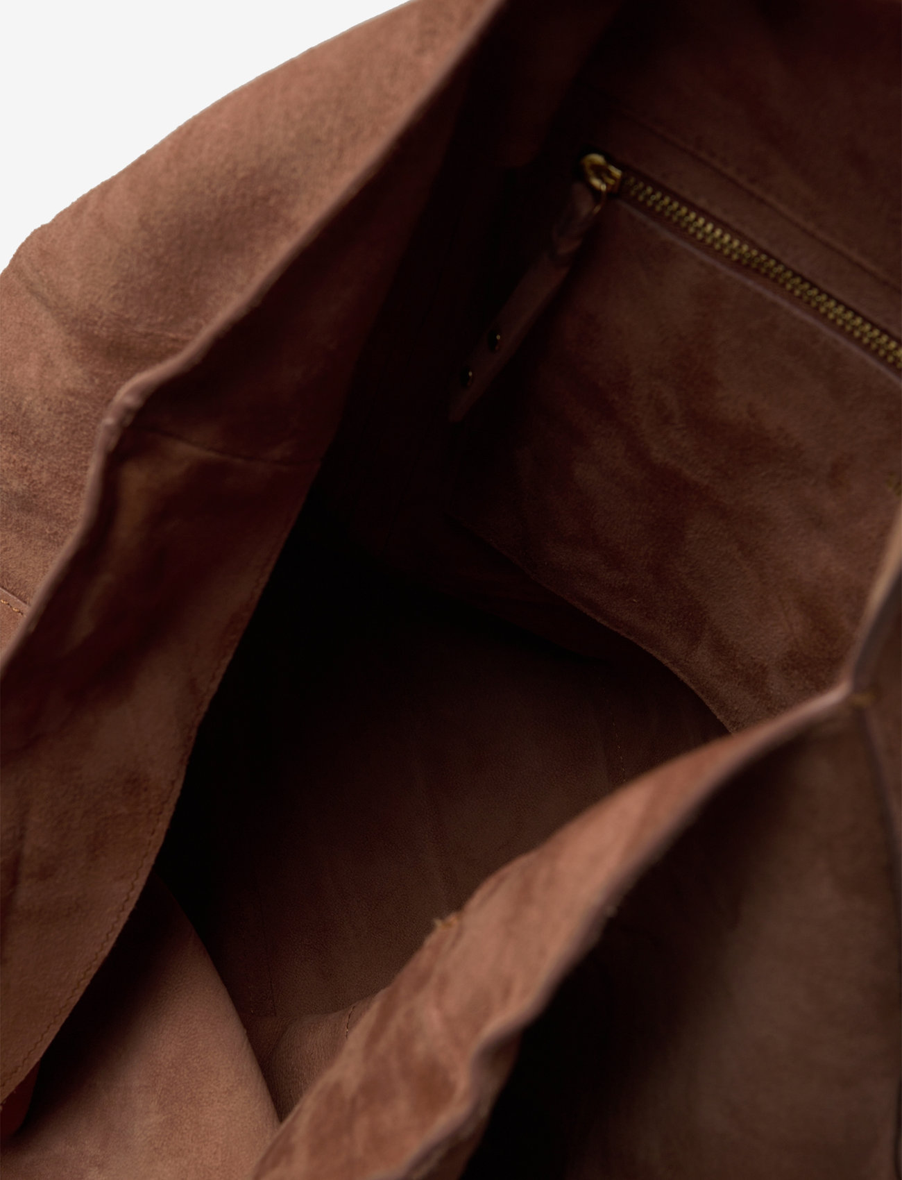 Becksöndergaard - Suede Eden Bag - shoppers - brown - 3