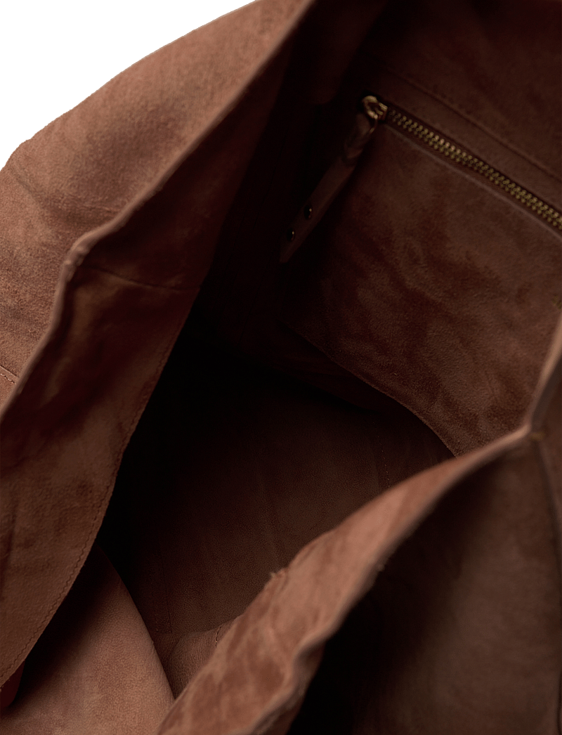 Becksöndergaard - Suede Eden Bag - shoppers - brown - 3