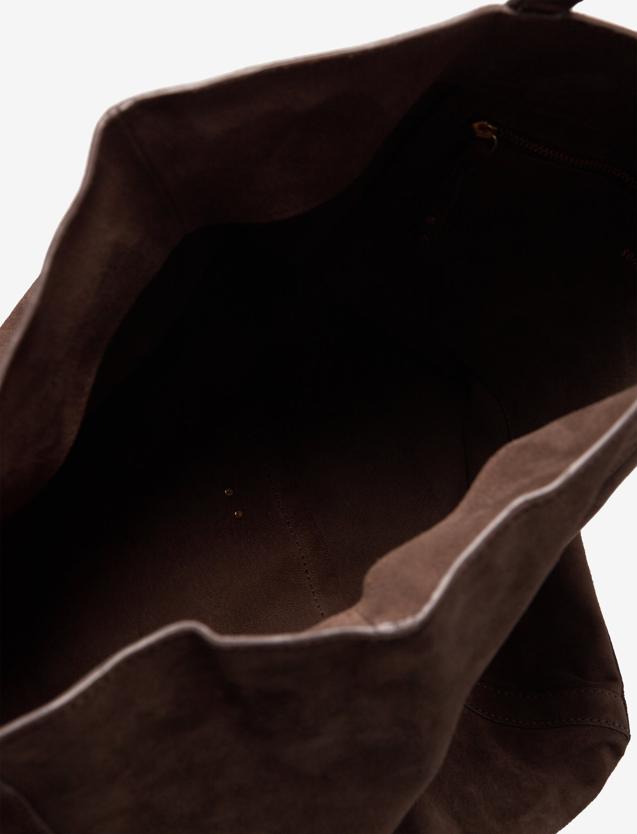 Becksöndergaard - Suede Eden Bag - tote bags - hot fudge brown - 3