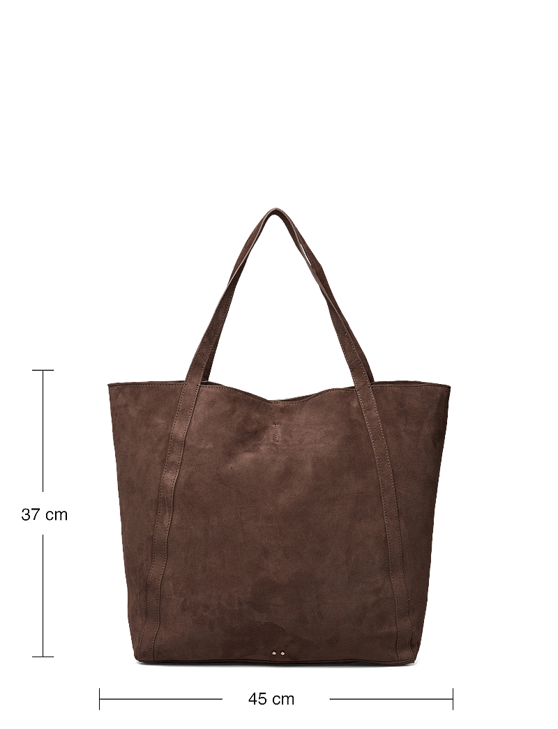 Becksöndergaard - Suede Eden Bag - tote bags - hot fudge brown - 4