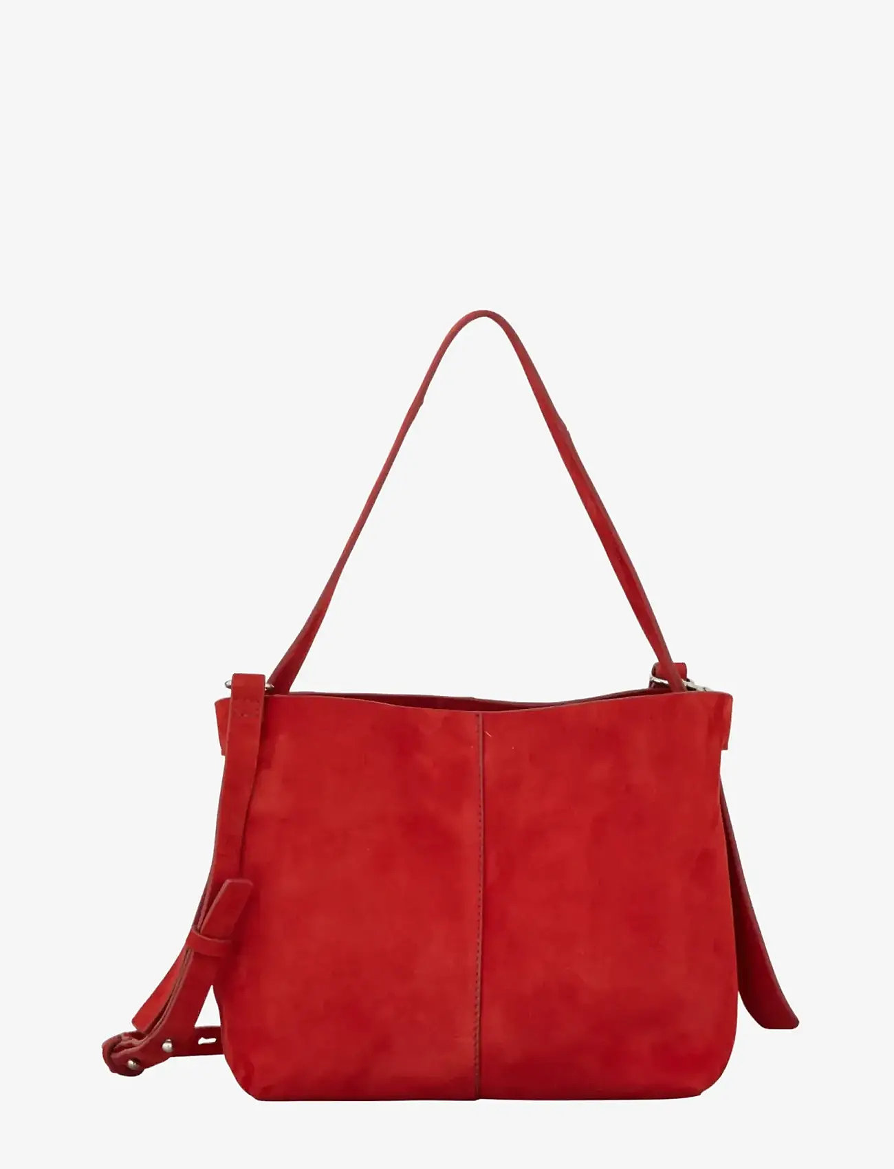 Becksöndergaard - Suede Fraya Small Bag - mode trends - adrenaline red - 0