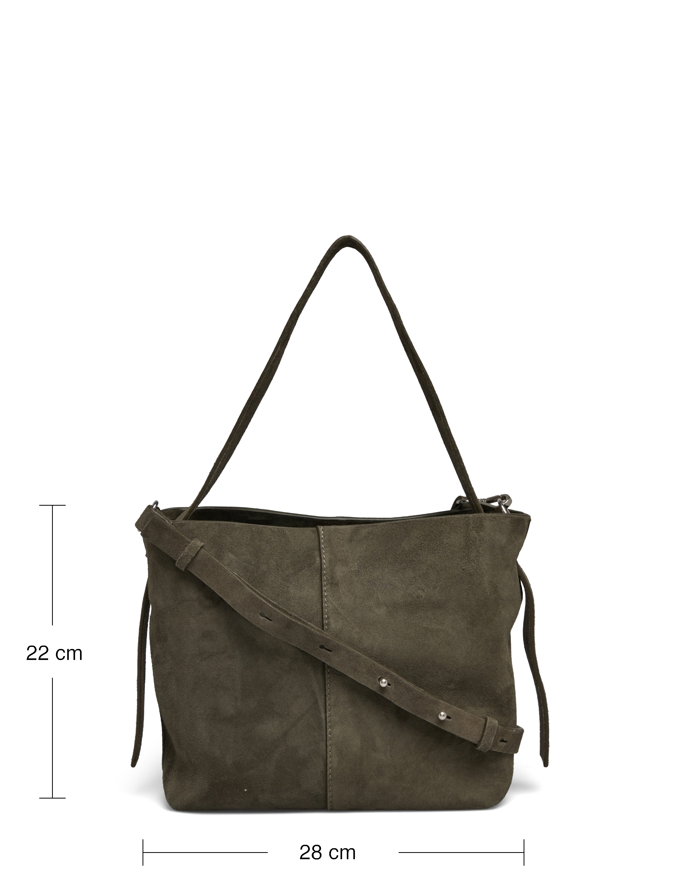 Becksöndergaard - Suede Fraya Small Bag - festmode zu outlet-preisen - army - 4