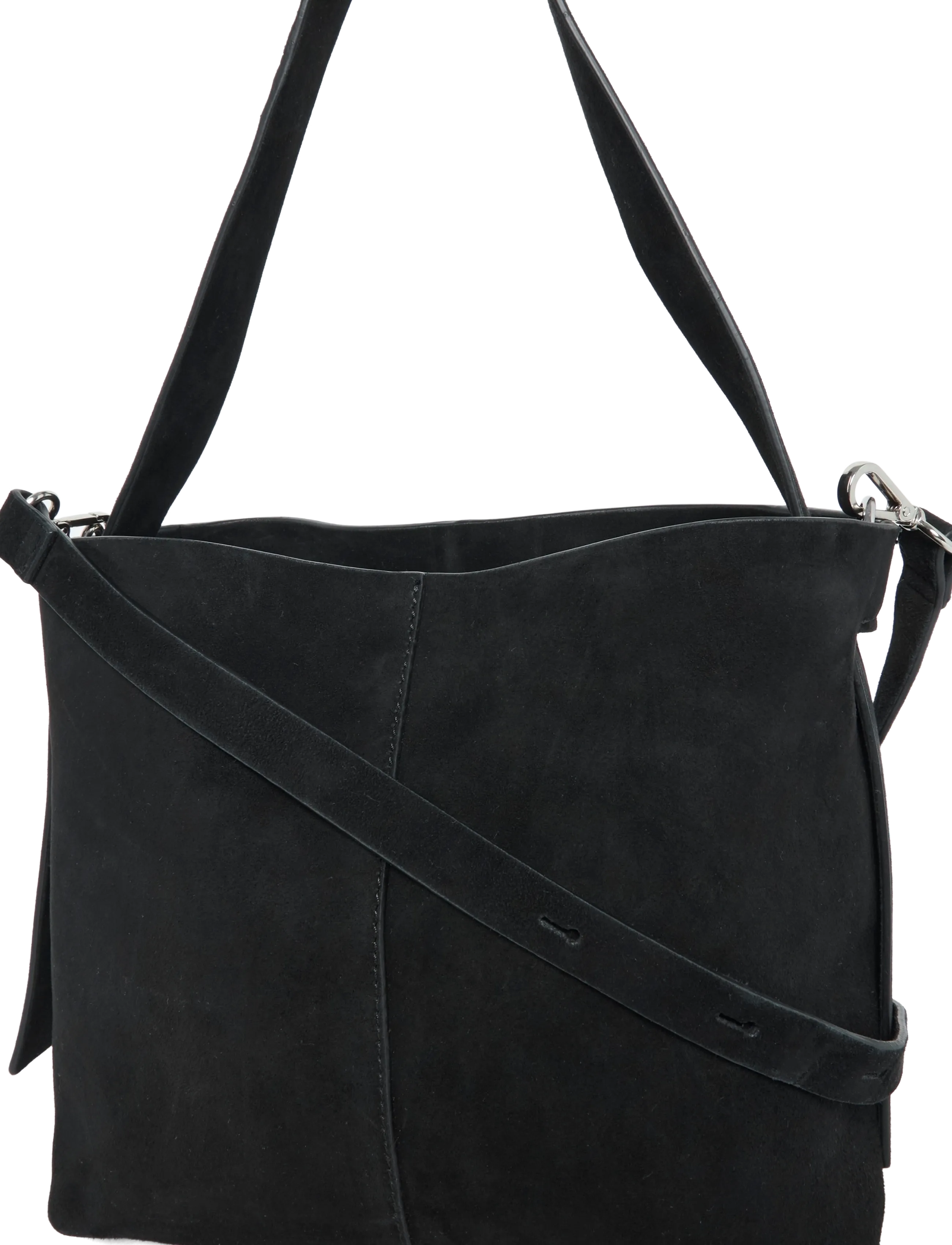 Becksöndergaard - Suede Fraya Small Bag - festtøj til outletpriser - black - 2