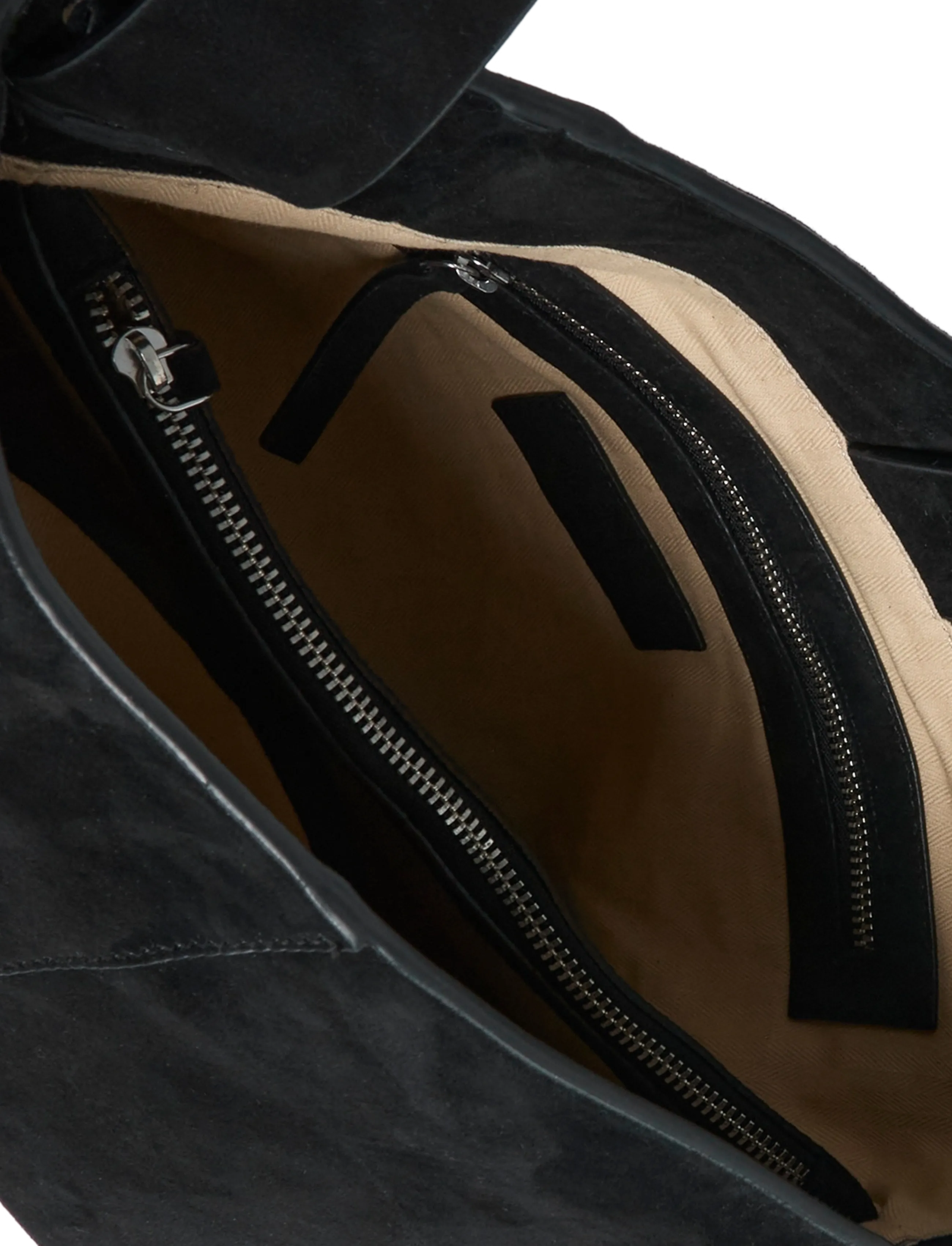 Becksöndergaard - Suede Fraya Small Bag - festtøj til outletpriser - black - 3