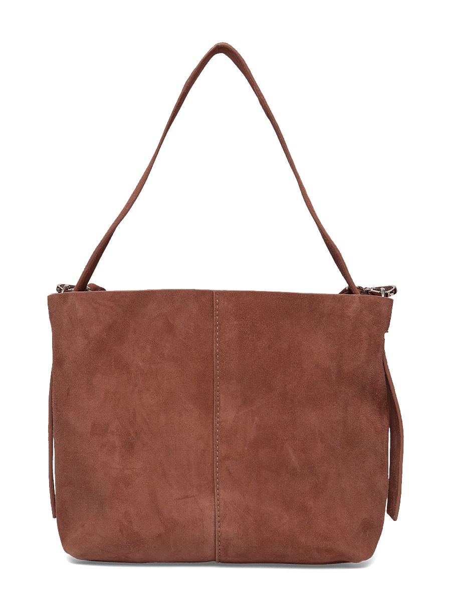 Becksöndergaard - Suede Fraya Small Bag - mode trends - brown tortoise shell - 1