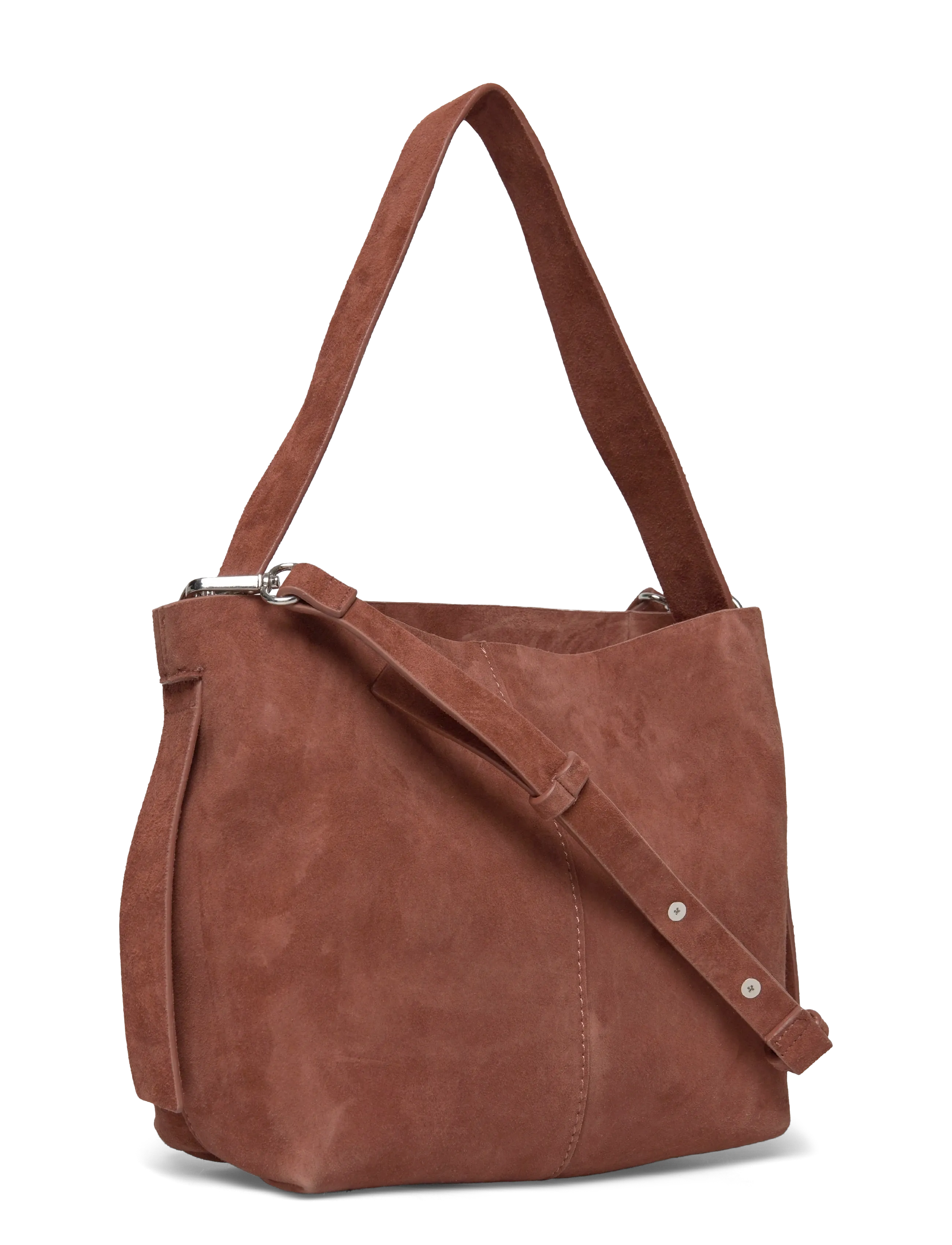 Becksöndergaard - Suede Fraya Small Bag - mode trends - brown tortoise shell - 2