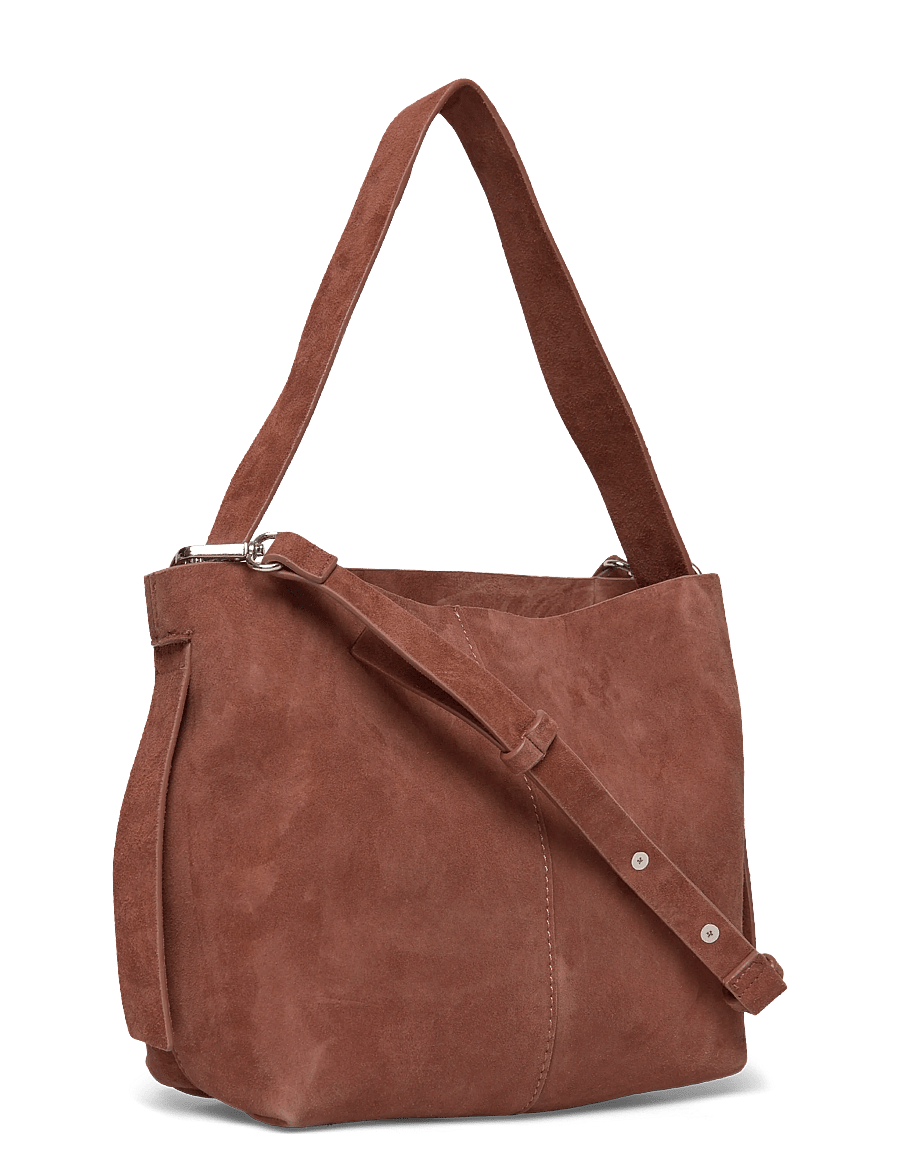 Becksöndergaard - Suede Fraya Small Bag - mode trends - brown tortoise shell - 2