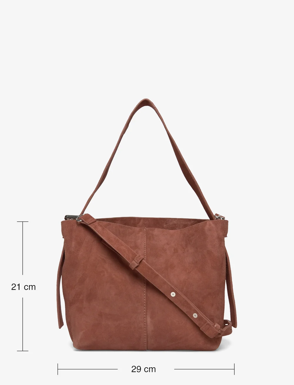 Becksöndergaard - Suede Fraya Small Bag - speciella tillfällen - brown tortoise shell - 3