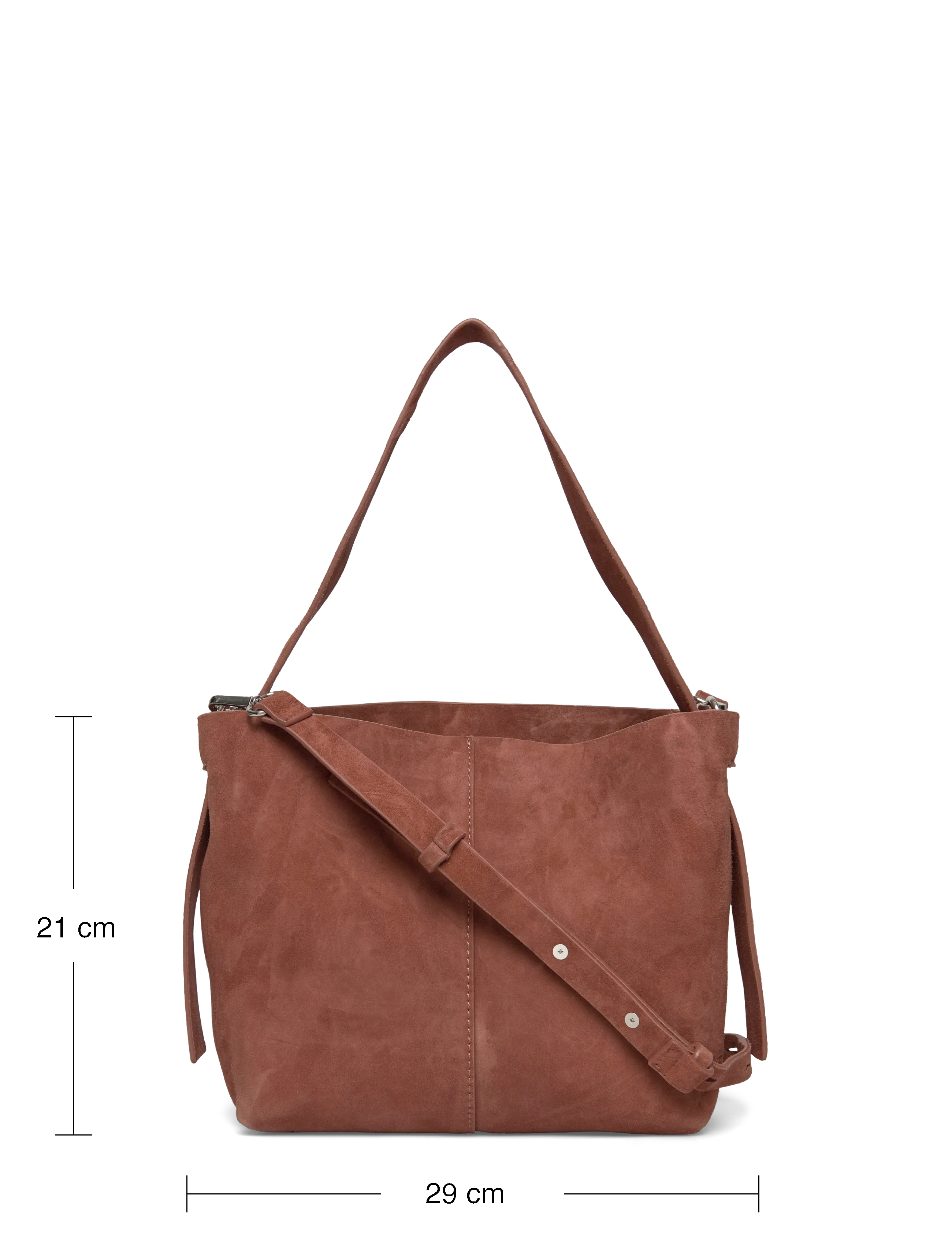 Becksöndergaard - Suede Fraya Small Bag - festmode zu outlet-preisen - brown tortoise shell - 3