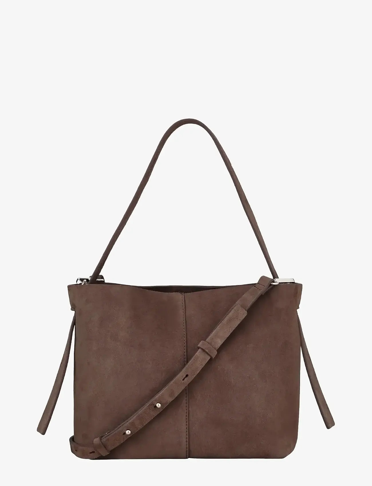 Becksöndergaard - Suede Fraya Small Bag - erilised sündmused - hot fudge brown - 0