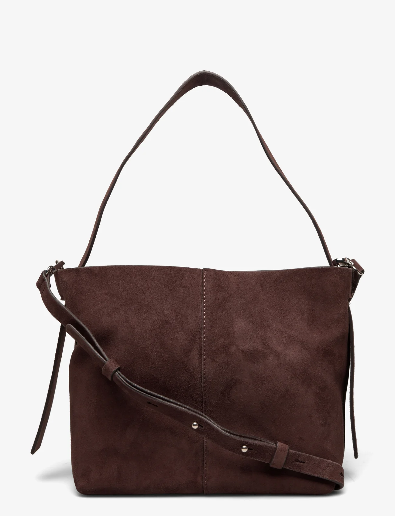 Becksöndergaard - Suede Fraya Small Bag - ballīšu apģērbs par outlet cenām - hot fudge brown - 0