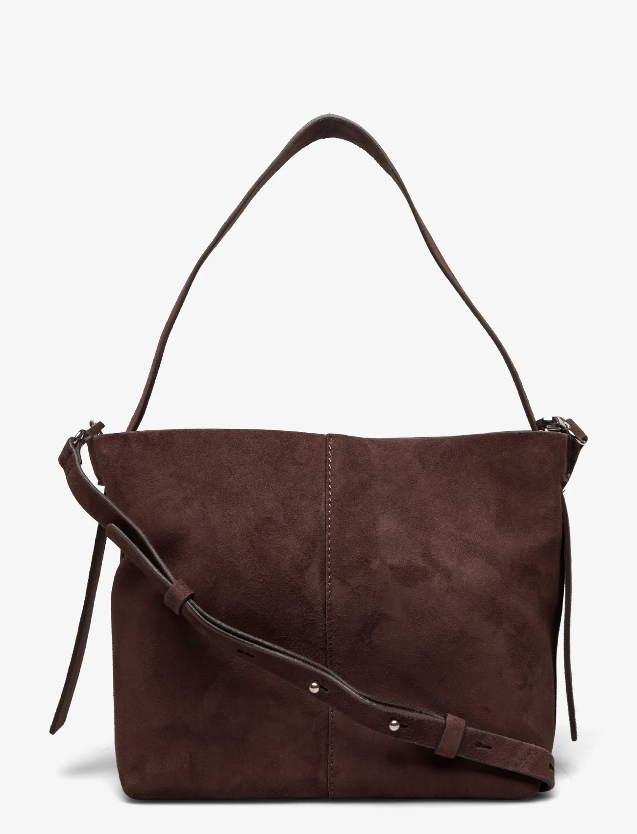 Becksöndergaard - Suede Fraya Small Bag - odzież imprezowa w cenach outletowych - hot fudge brown - 0