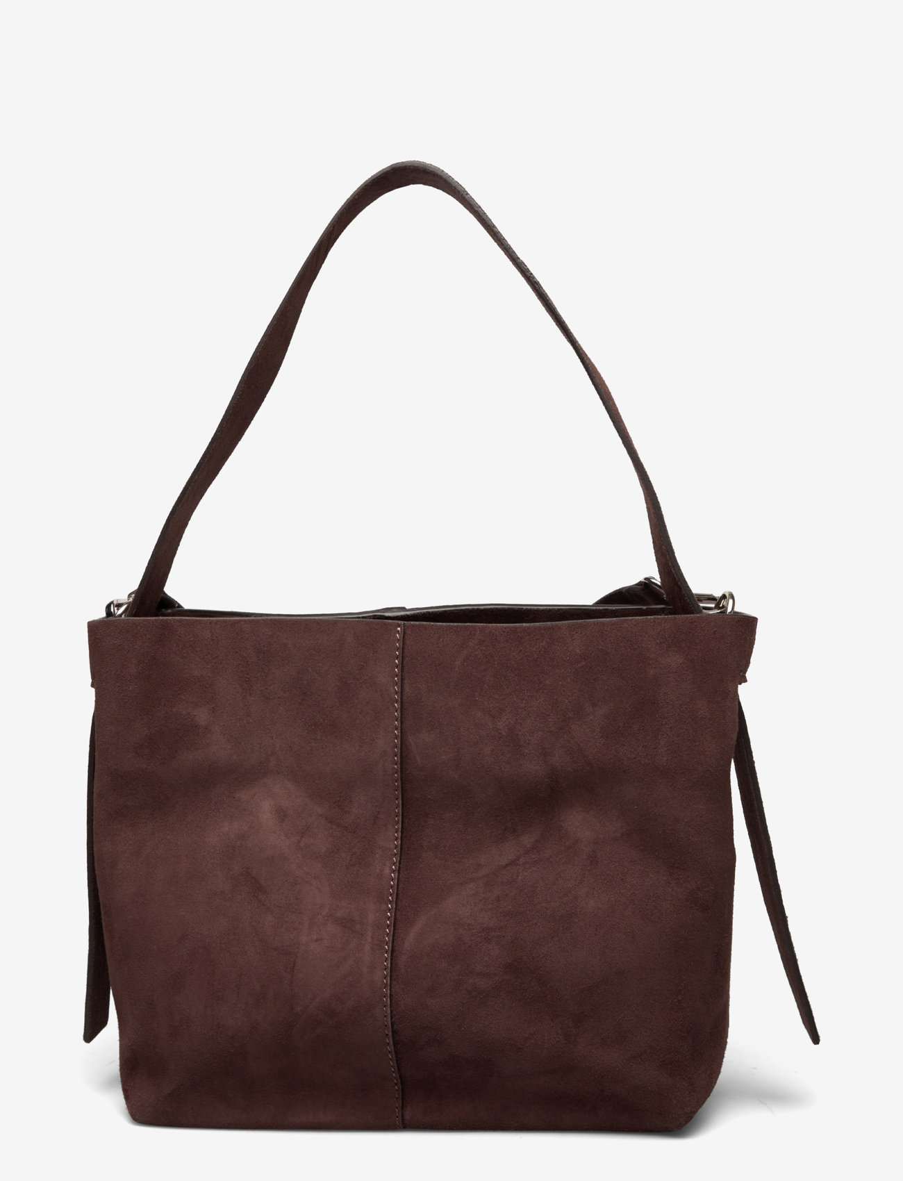 Becksöndergaard - Suede Fraya Small Bag - erilised sündmused - hot fudge brown - 1
