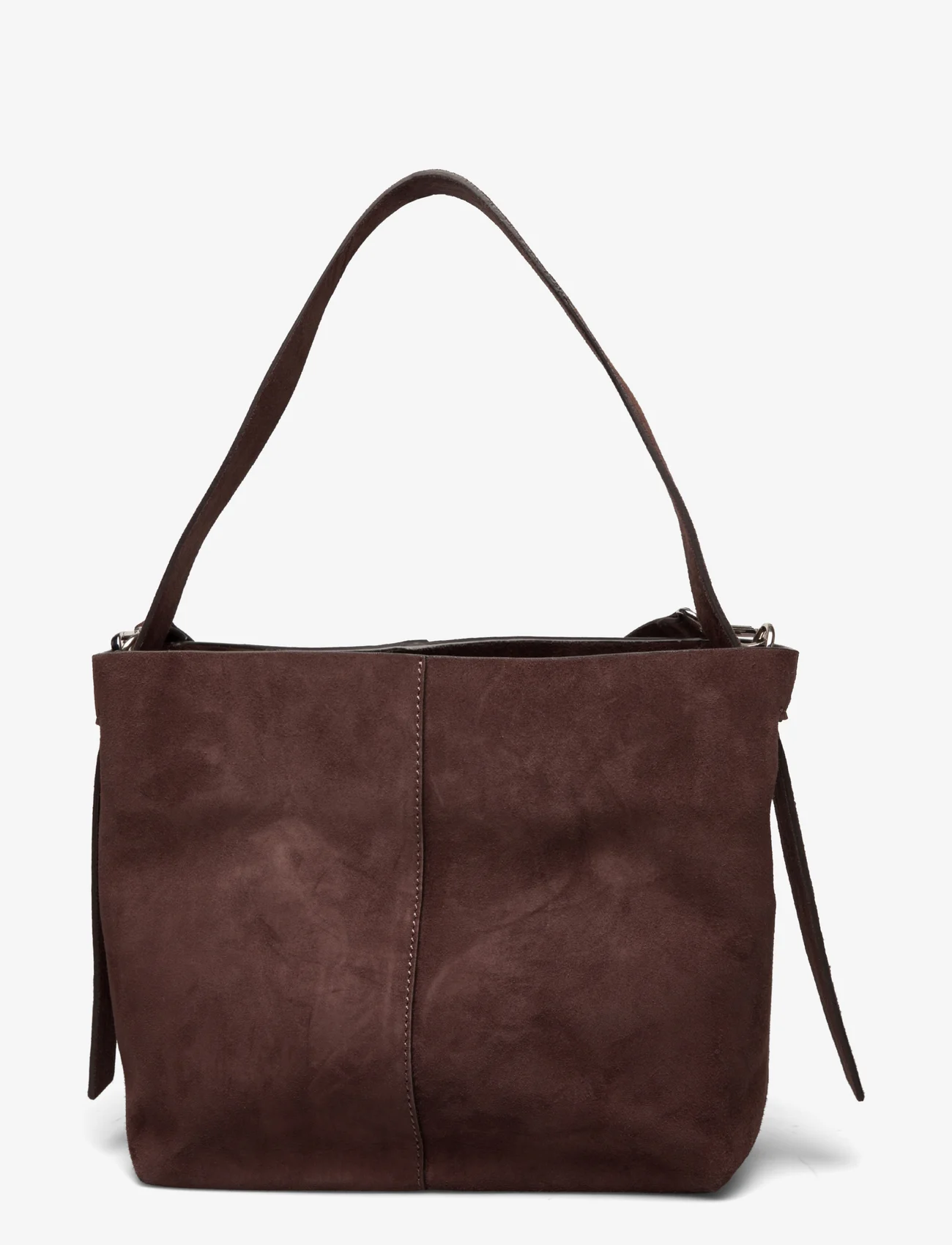 Becksöndergaard - Suede Fraya Small Bag - odzież imprezowa w cenach outletowych - hot fudge brown - 1