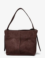 Becksöndergaard - Suede Fraya Small Bag - odzież imprezowa w cenach outletowych - hot fudge brown - 1