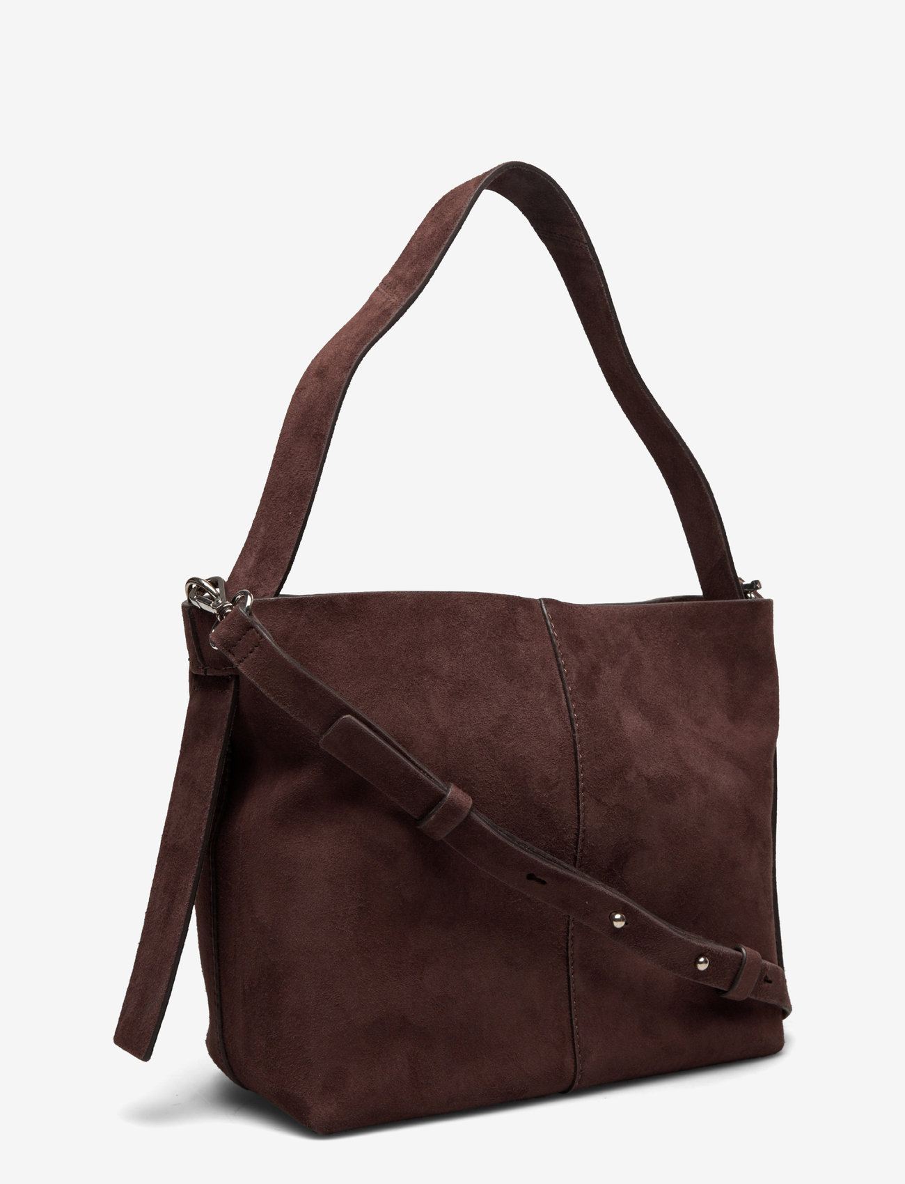 Becksöndergaard - Suede Fraya Small Bag - erilised sündmused - hot fudge brown - 2