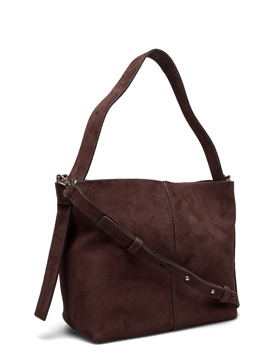 Becksöndergaard - Suede Fraya Small Bag - moetrendid - hot fudge brown - 2