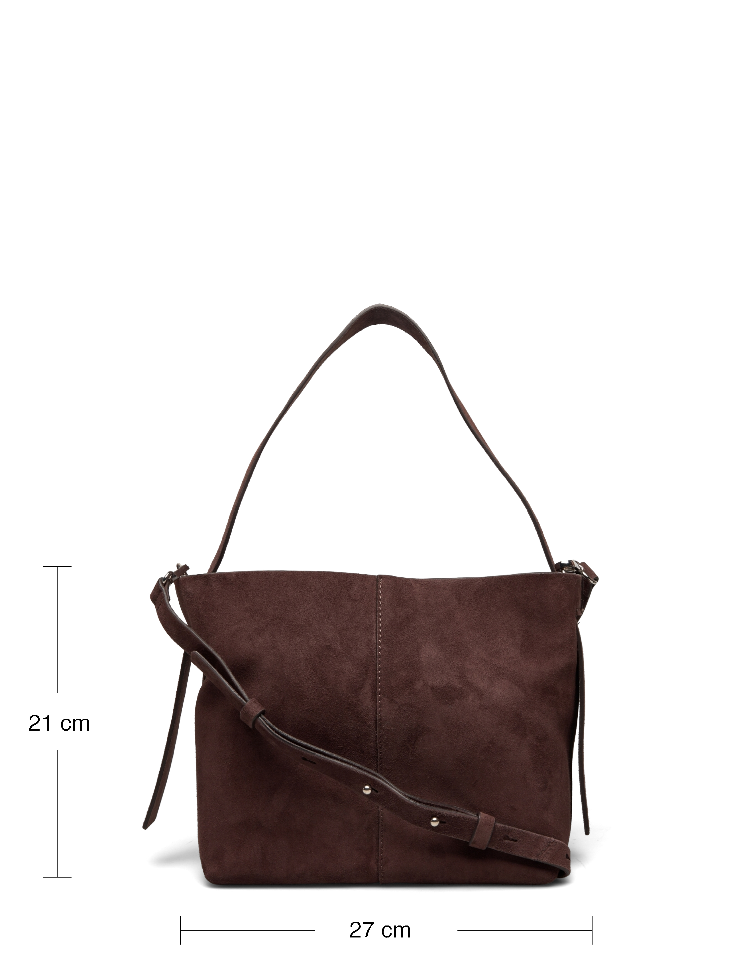 Becksöndergaard - Suede Fraya Small Bag - festmode zu outlet-preisen - hot fudge brown - 4