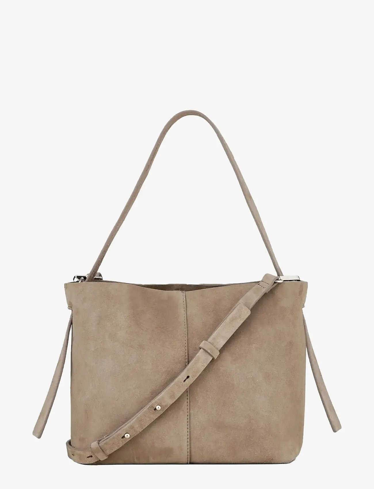 Becksöndergaard - Suede Fraya Small Bag - besondere anlässe - moral gray - 0