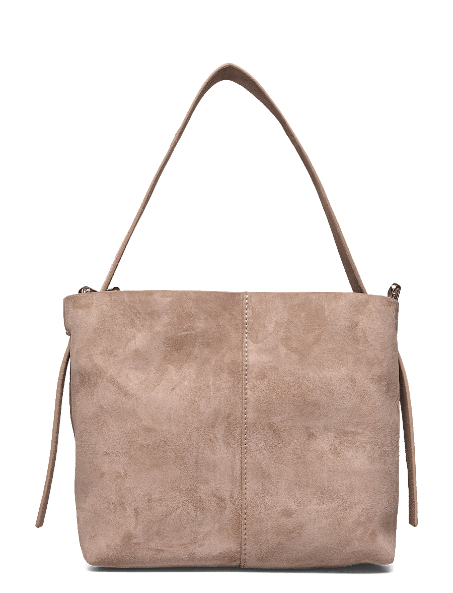 Becksöndergaard - Suede Fraya Small Bag - mados tendencijos - moral gray - 1