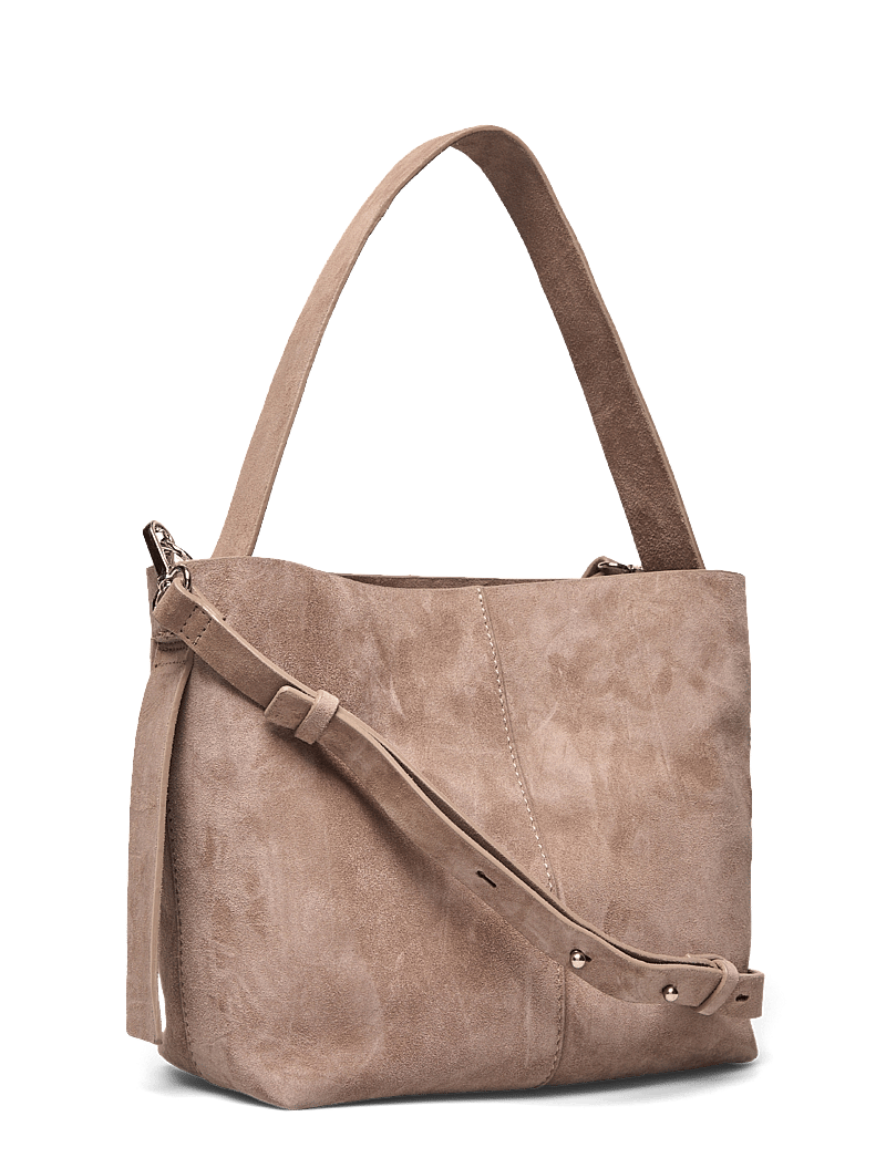 Becksöndergaard - Suede Fraya Small Bag - besondere anlässe - moral gray - 2