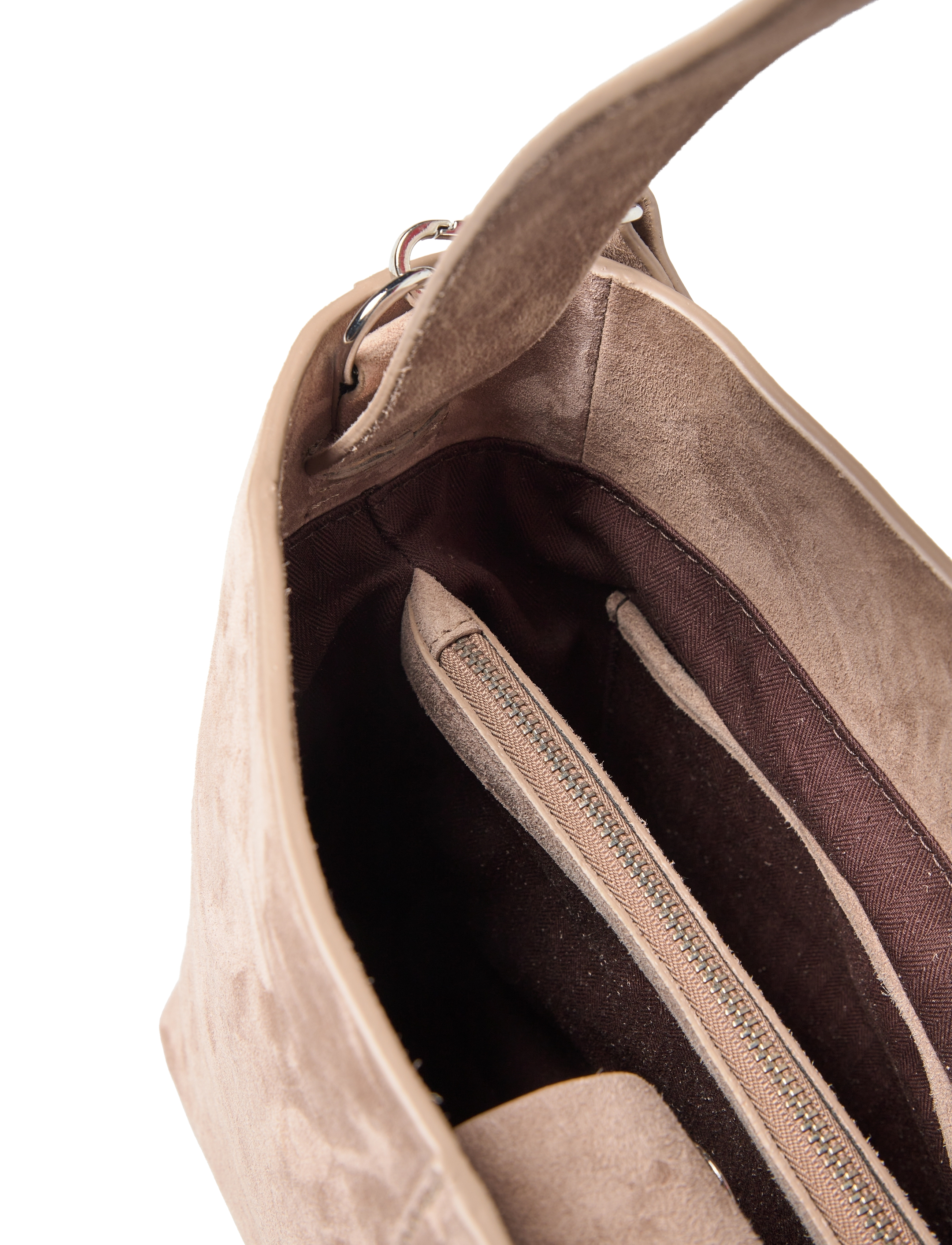 Becksöndergaard - Suede Fraya Small Bag - mados tendencijos - moral gray - 3