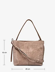 Becksöndergaard - Suede Fraya Small Bag - party wear at outlet prices - moral gray - 4