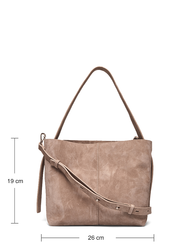 Becksöndergaard - Suede Fraya Small Bag - besondere anlässe - moral gray - 4