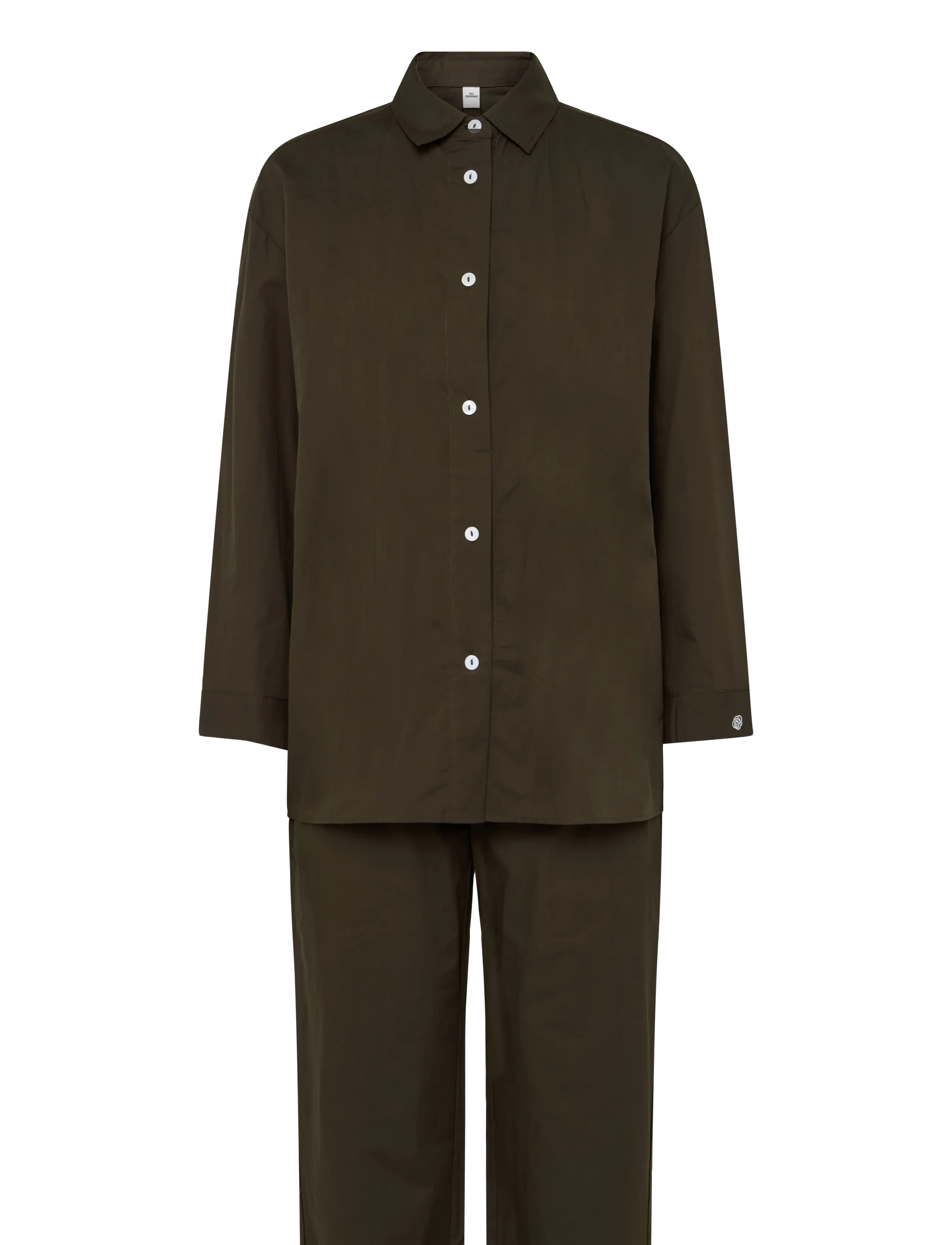 Becksöndergaard Essential Pyjamas Set - Pyjamas - HOT FUDGE BROWN / brown