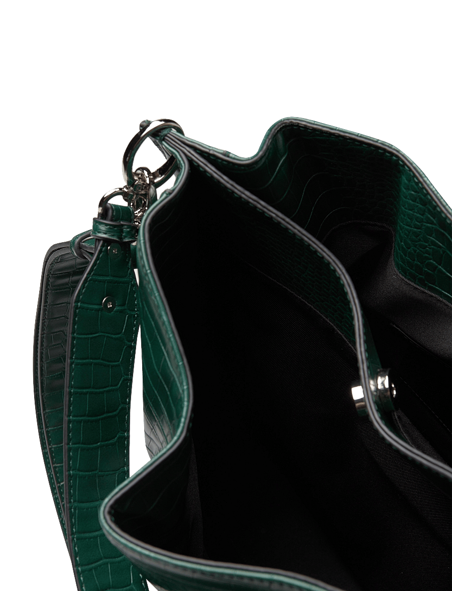 Becksöndergaard - Solid Kayna Bag - moetrendid - dark green - 3