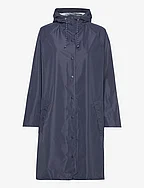 Solid Magpie Raincoat - NAVY BLUE