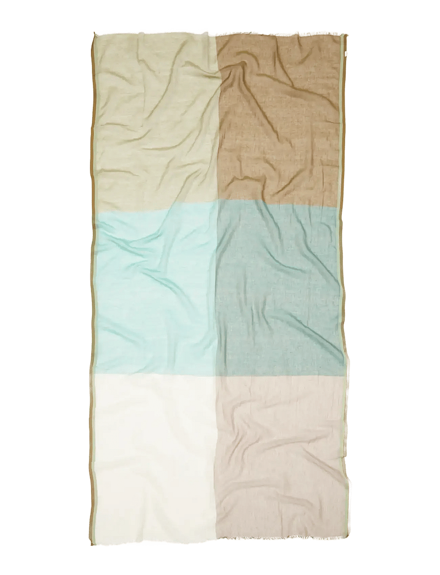 Becksöndergaard - Kikko Cowea Scarf - tynde tørklæder - baltic green - 0